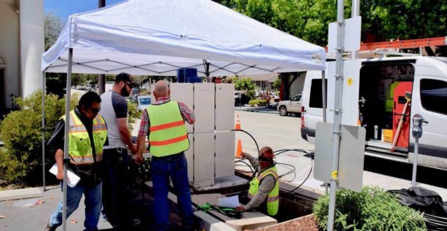 First Phase of Fiber Construction Winding Up in Downtown Santa Cruz