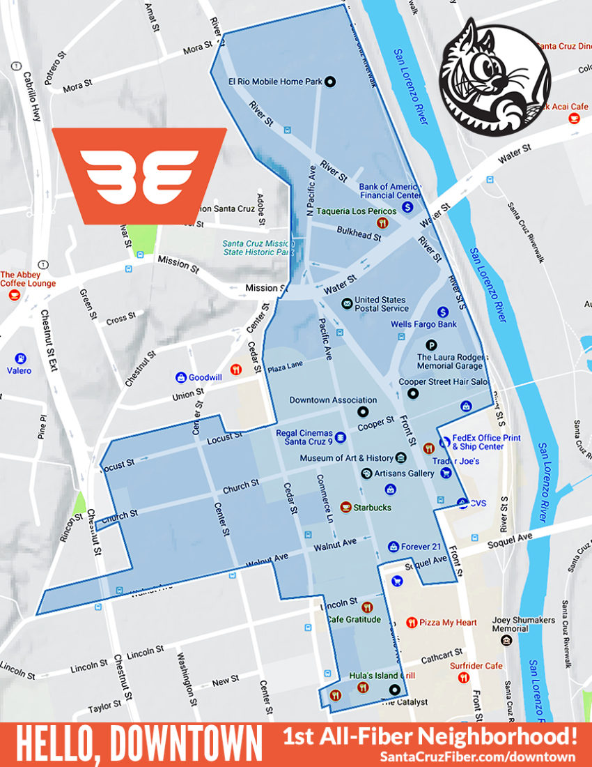 First Fiberhood Build Map Santa Cruz Fiber